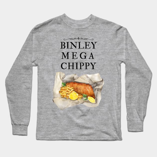Binley Mega Chippy Long Sleeve T-Shirt by NostalgiaUltra